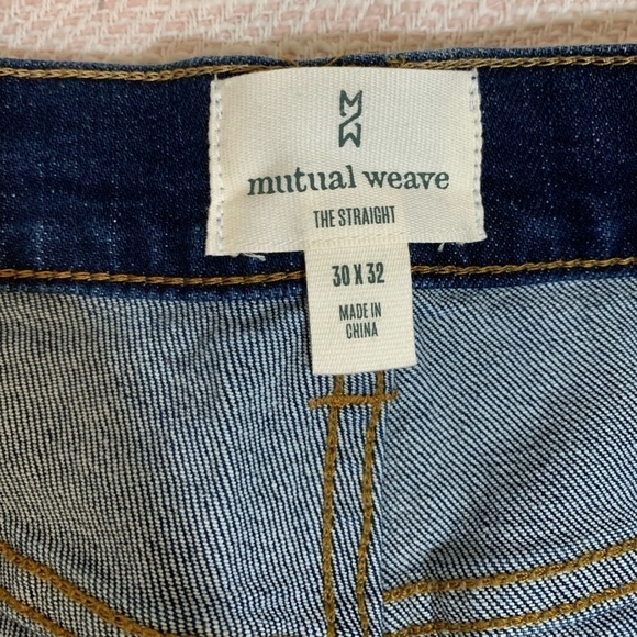 NWT mutual weave Easy On Easy Off Adaptive Stretch The Straight Jeans 30 x 32 - Picture 9 of 12
